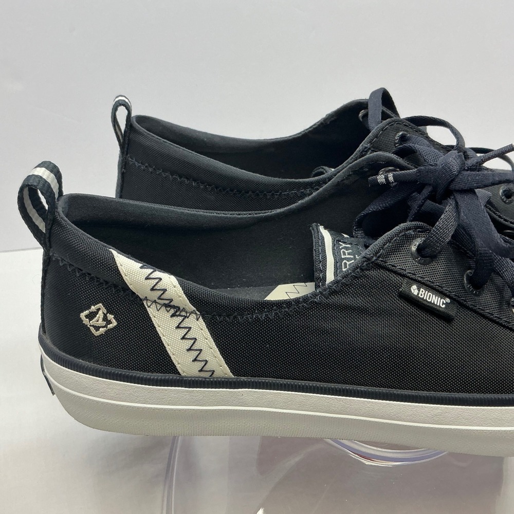 Sperry BIONIC Crest Vibe Canvas Sneakers Casual Comfort‎ Shoes Black Womens 7 - Picture 3 of 11